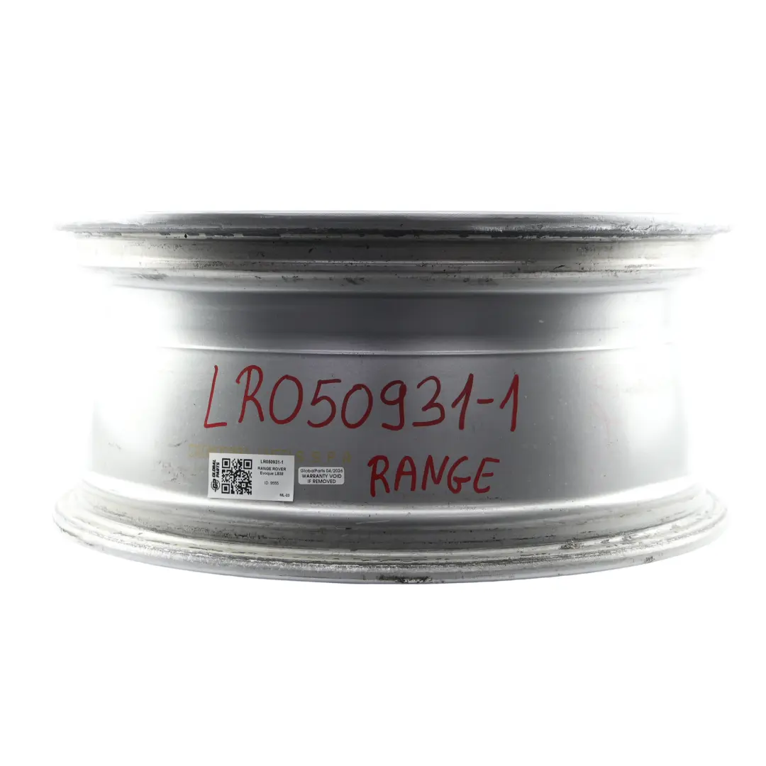 Cerchione Lega Argento 19" 8J ET45 per Range Rover Evoque L538 con numero di parte LR050931 Range Rover Evoque L538 Cerchione Lega Argento 19" 8J ET45 - SKU LR050931-1 - Numero di parte LR050931