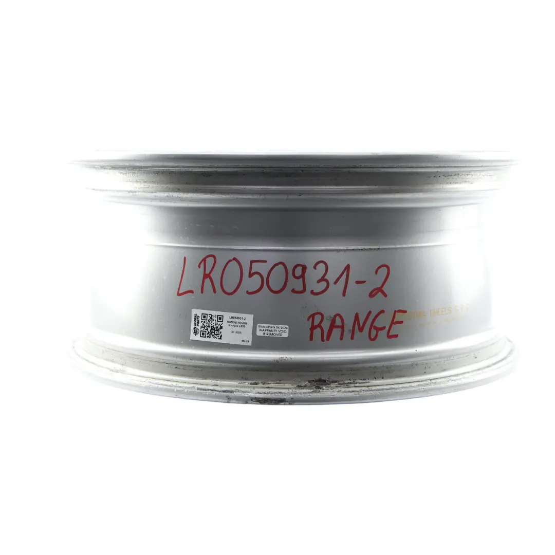 Range Rover Evoque L538 Silber Alu Felge 19" 8J ET45 - SKU LR050931-2 - Teilenummer LR050931