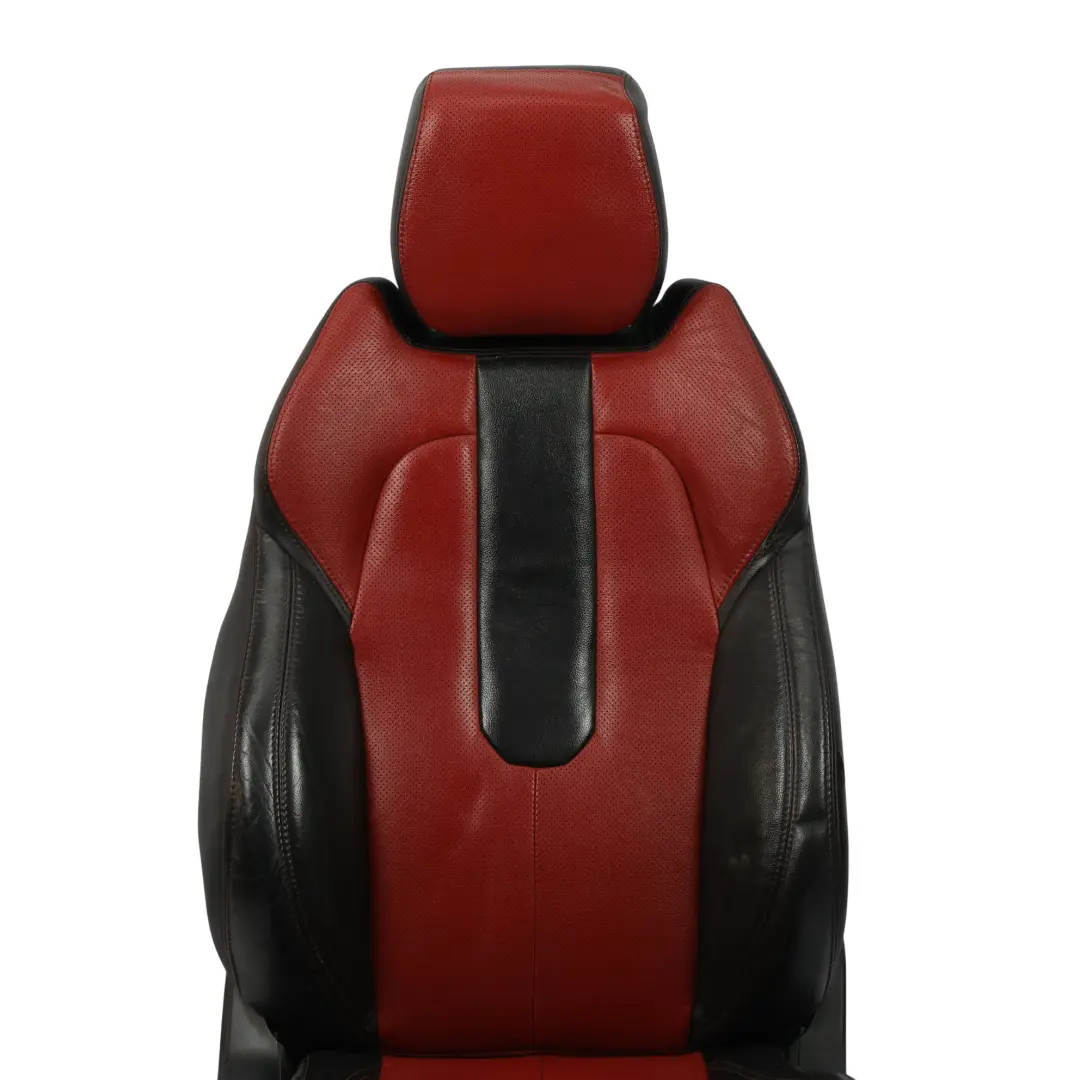 Sedile Anteriore Destro Rosso Nero Pelle per Land Rover Range Rover L538 con numero di parte LR056381 Land Rover Range Rover L538 Sedile Anteriore Destro Rosso Nero Pelle - SKU LR056381-1 - Numero di parte LR056381