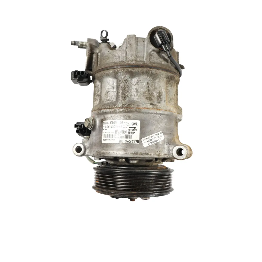 Conditioning Compressor 3.0 Diesel 9X23-19D629-DB to Land Rover Discovery L319 Air with Part number LR058017 Land Rover Discovery L319 Air Conditioning Compressor 3.0 Diesel 9X23-19D629-DB - SKU LR058017 - Part number LR058017