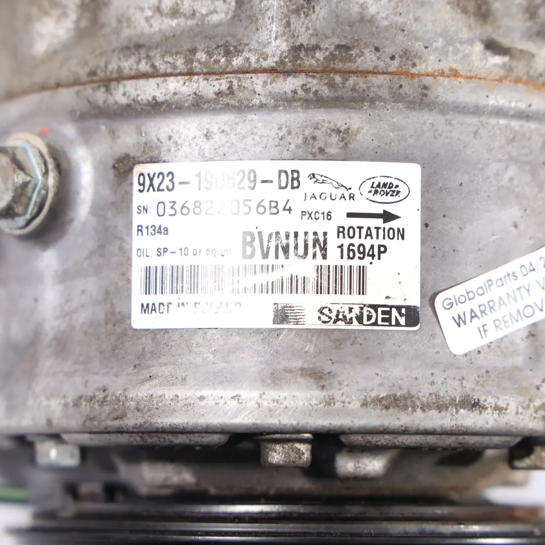 Land Rover Discovery L319 Air Conditioning Compressor 3.0 Diesel 9X23-19D629-DB - SKU LR058017 - Part number LR058017