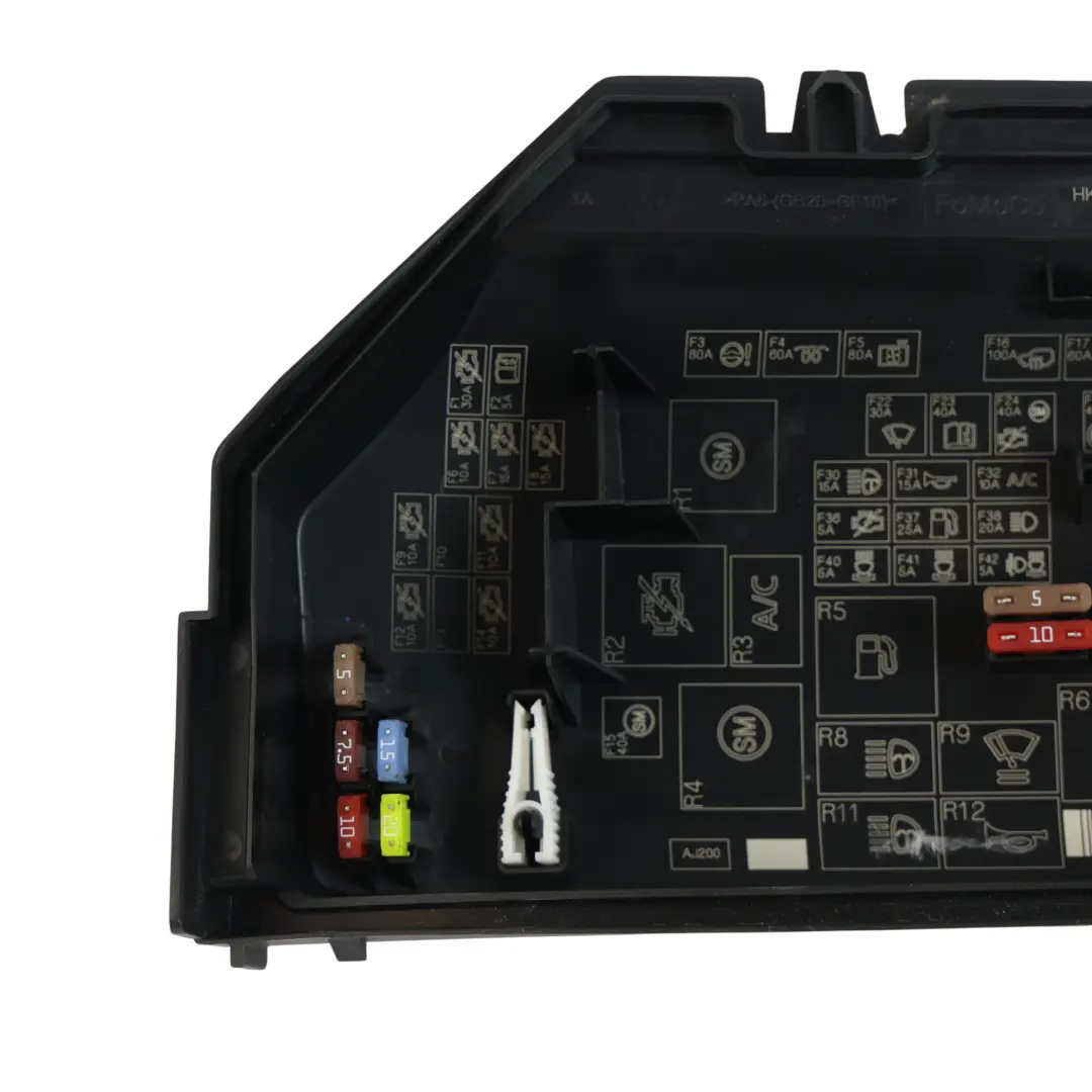 Fuse Relay Box Upper Lid Cover HK72-14A076-BB to Land Rover Discovery Sport L550 with Part number LR092049 Land Rover Discovery Sport L550 Fuse Relay Box Upper Lid Cover HK72-14A076-BB - SKU LR092049 - Part number LR092049