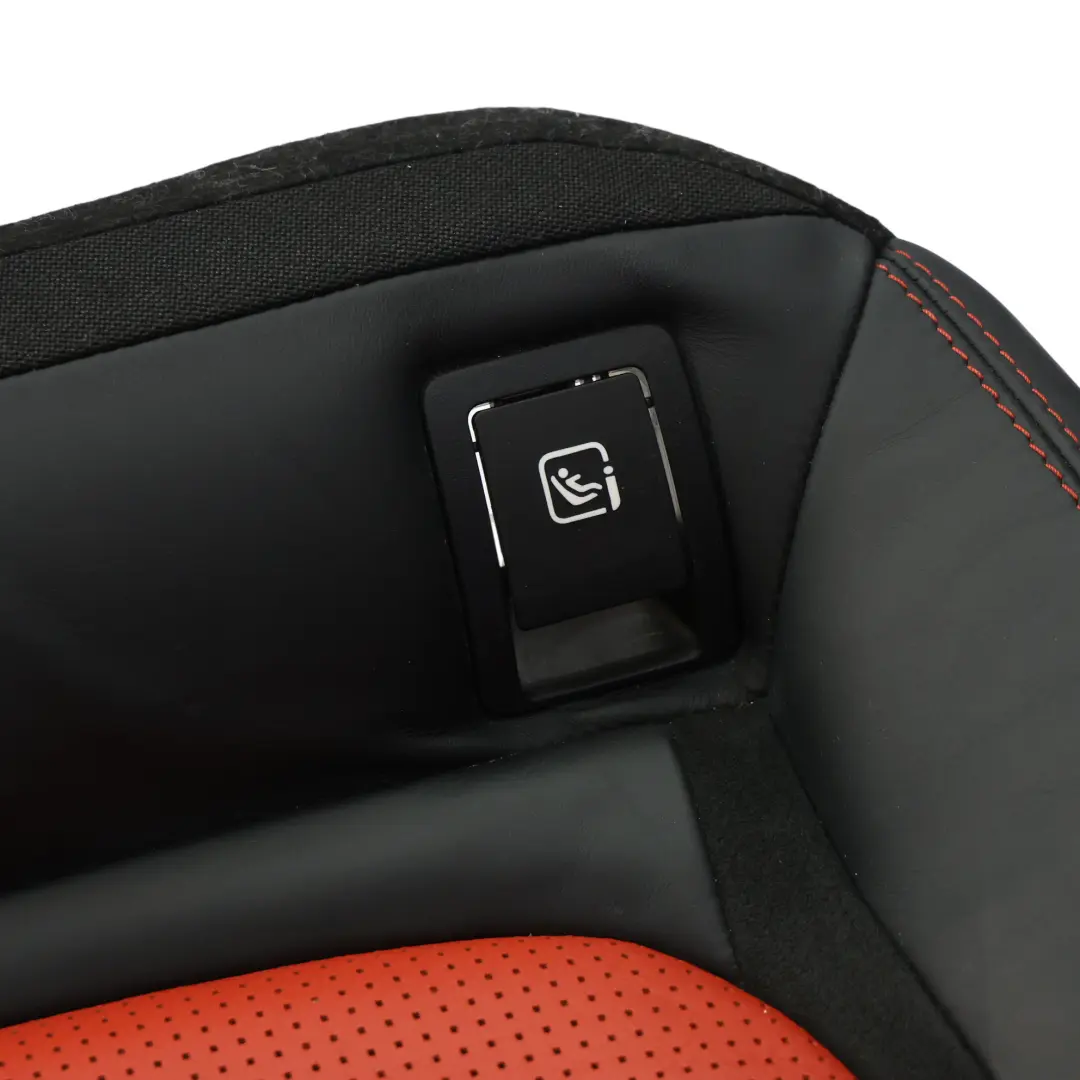 Mercedes C205 C63 AMG Performance Seats Memory Heated Leather Nappa Black Red - SKU MERCEDES-C205-SEAT-SPORT-LEATHER-SET - Part number MERCEDES-C205-SEAT-SPORT-LEATHER-SET