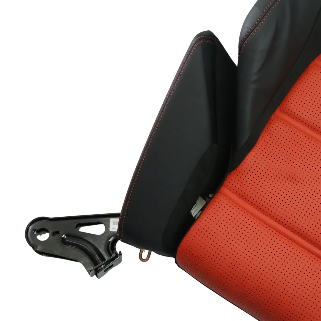 Mercedes C205 C63 AMG Performance Seats Memory Heated Leather Nappa Black Red - SKU MERCEDES-C205-SEAT-SPORT-LEATHER-SET - Part number MERCEDES-C205-SEAT-SPORT-LEATHER-SET