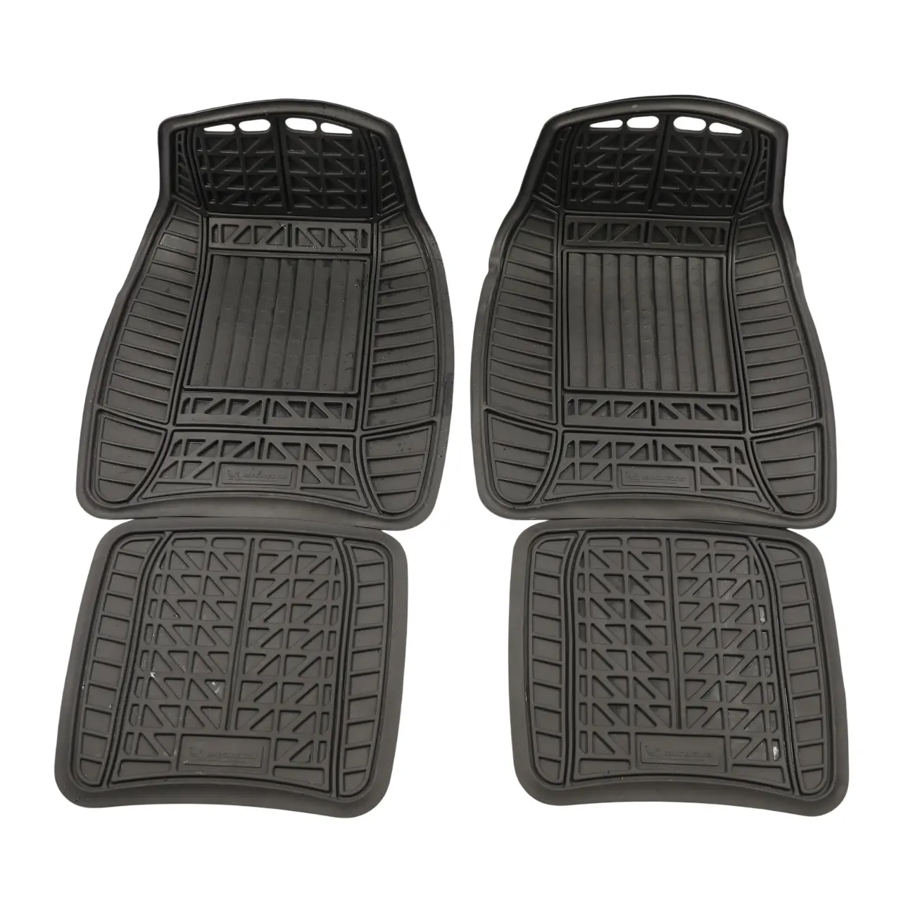 Michelin 98016 All-Weather Floor Mats Rubber Cover Set Front Rear MSG-980