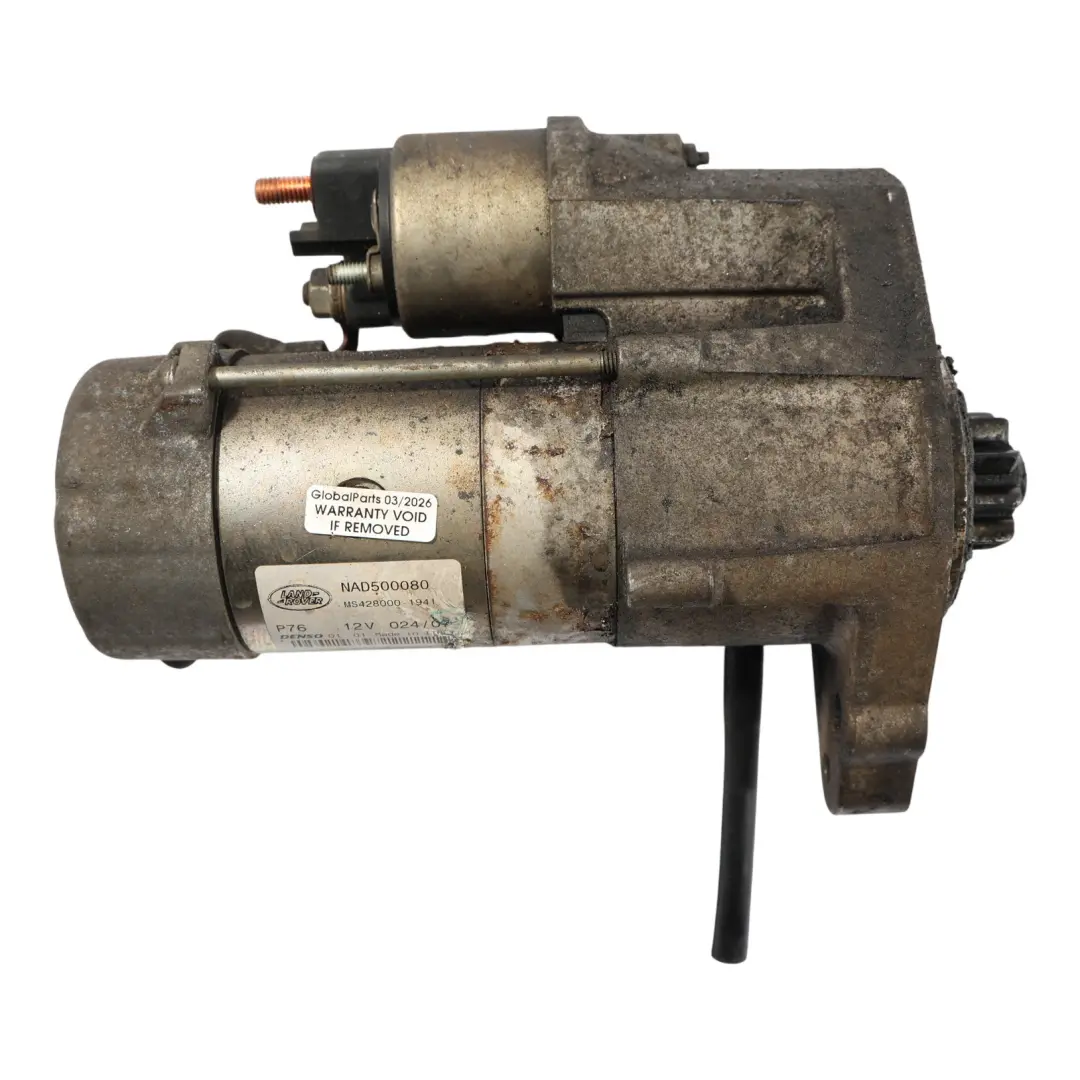 Moteur Démarreur Manuel DENSO 12V NAD50008 pour Land Rover Discovery 3 L319 2.7 TDV6 à propos du numéro de pièce NAD500080 Land Rover Discovery 3 L319 2.7 TDV6 Moteur Démarreur Manuel DENSO 12V NAD50008 - SKU NAD500080 - Numéro de pièce NAD500080
