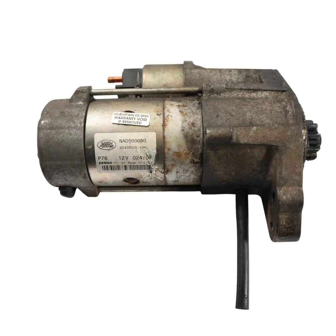 Moteur Démarreur Manuel DENSO 12V NAD50008 pour Land Rover Discovery 3 L319 2.7 TDV6 à propos du numéro de pièce NAD500080 Land Rover Discovery 3 L319 2.7 TDV6 Moteur Démarreur Manuel DENSO 12V NAD50008 - SKU NAD500080 - Numéro de pièce NAD500080