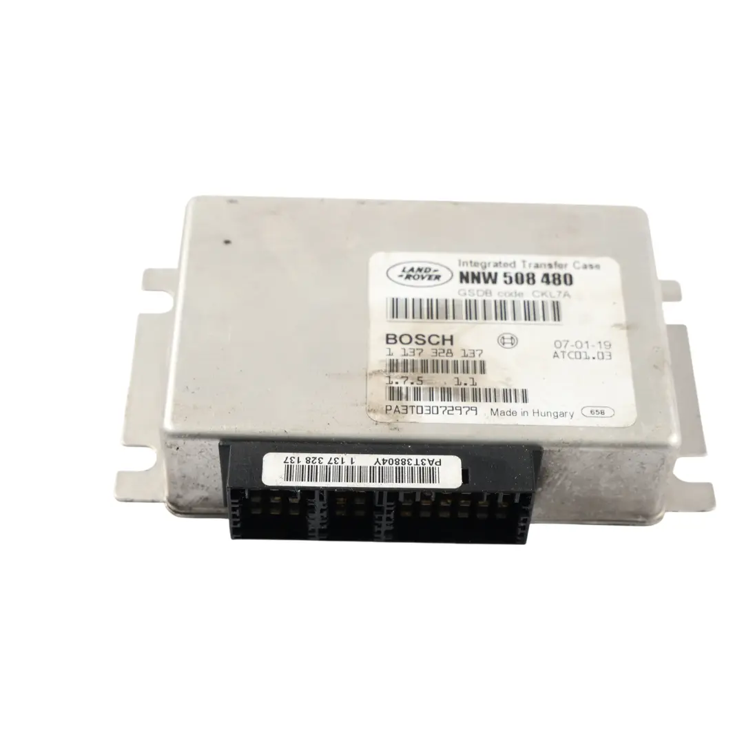 Module ECU Boîtier Transfert pour Land Rover Discovery 3 L319 à propos du numéro de pièce NNW508480 Land Rover Discovery 3 L319 Module ECU Boîtier Transfert - SKU NNW508480 - Numéro de pièce NNW508480