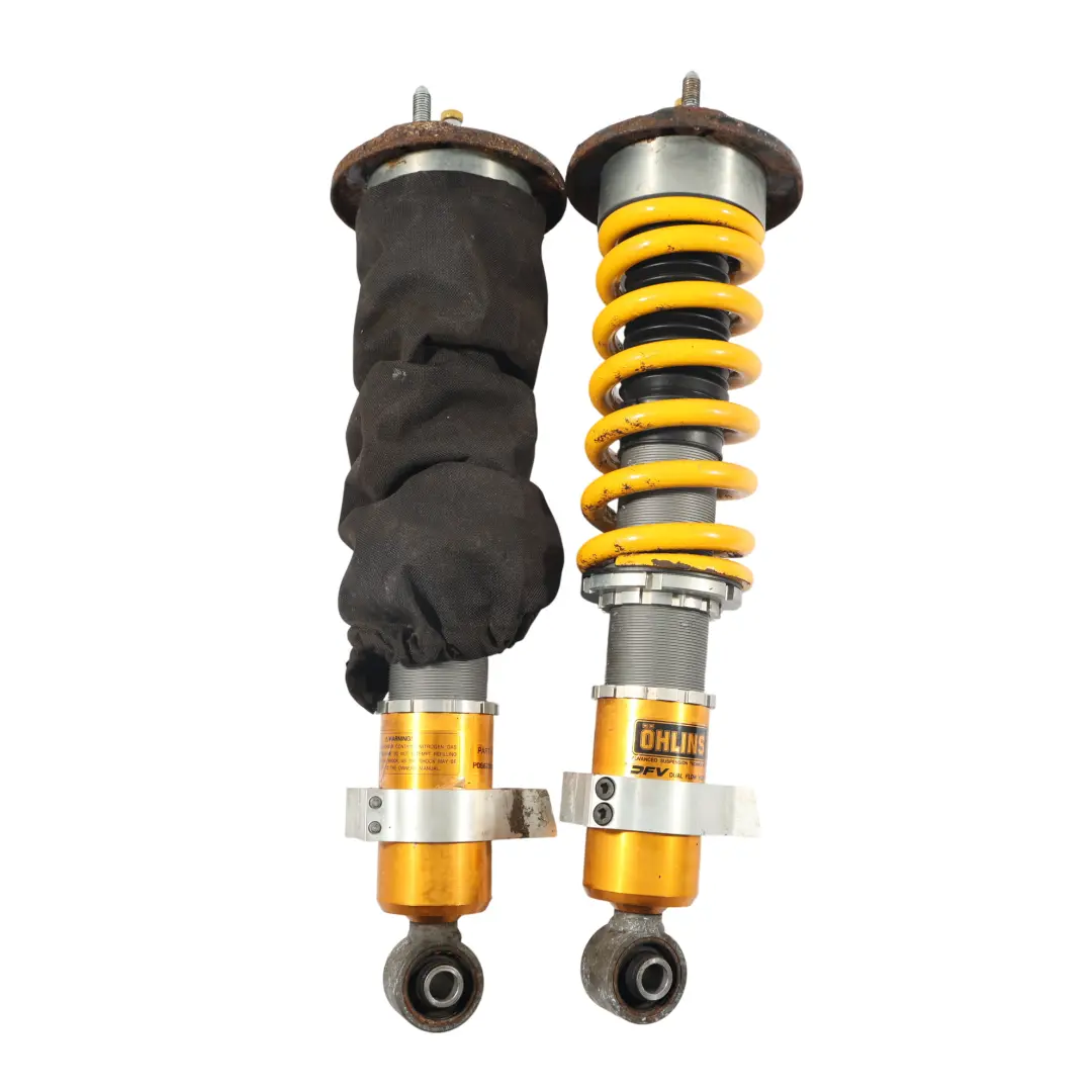 Ohlins Rear Shock Absorber High Performance SET KIT to Porsche Carrera 996 with Part number OHLINS-REAR-SUPPENSION Porsche Carrera 996 Ohlins Rear Shock Absorber High Performance SET KIT - SKU OHLINS-REAR-SUPPENSION - Part number OHLINS-REAR-SUPPENSION