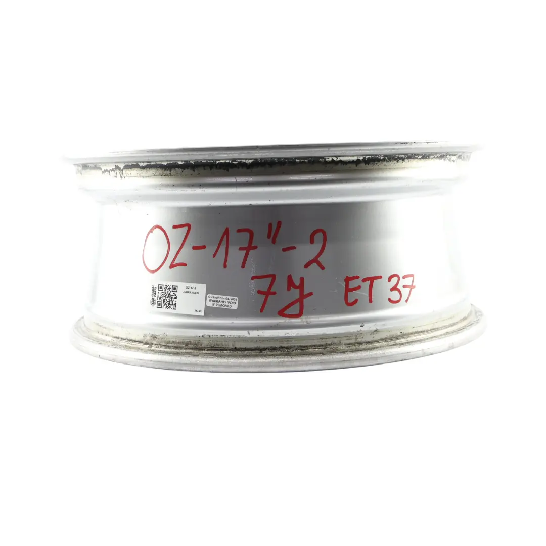  OZ Racing Superleggera Felga Aluminiowa Srebrna 17" 7J ET37 6 Double Spoke - SKU OZ-17-2 - Numer Części OZ-17