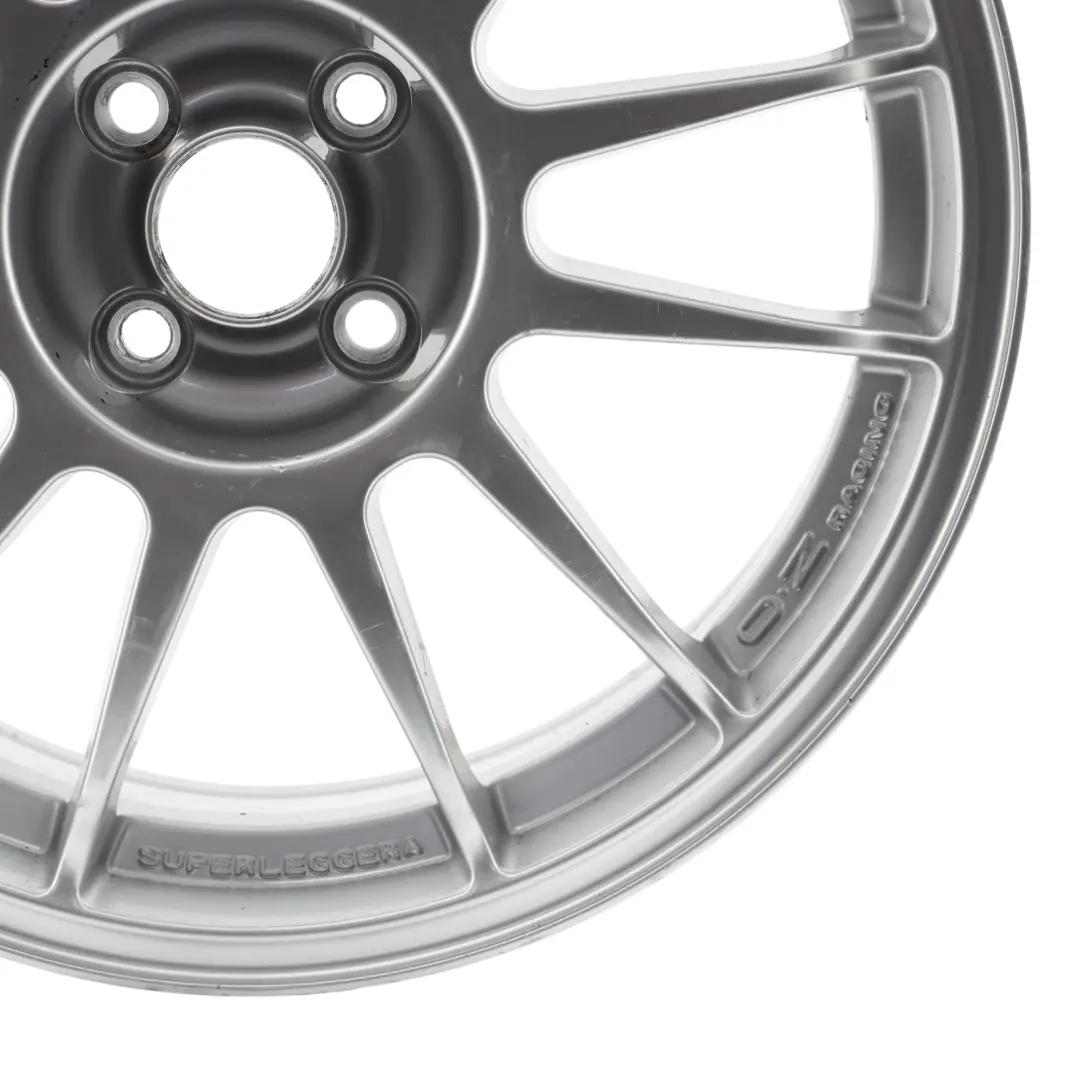  OZ Racing Superleggera Wheel Rim Alloy Silver 17" 7J ET:37 6 Double Spoke - SKU OZ-17-2 - Part number OZ-17