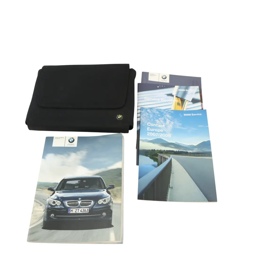 BMW E60 M5 Libretto Servizio Manuale Proprietario Set Custodia - SKU P0159168 - Numero di parte 0159168