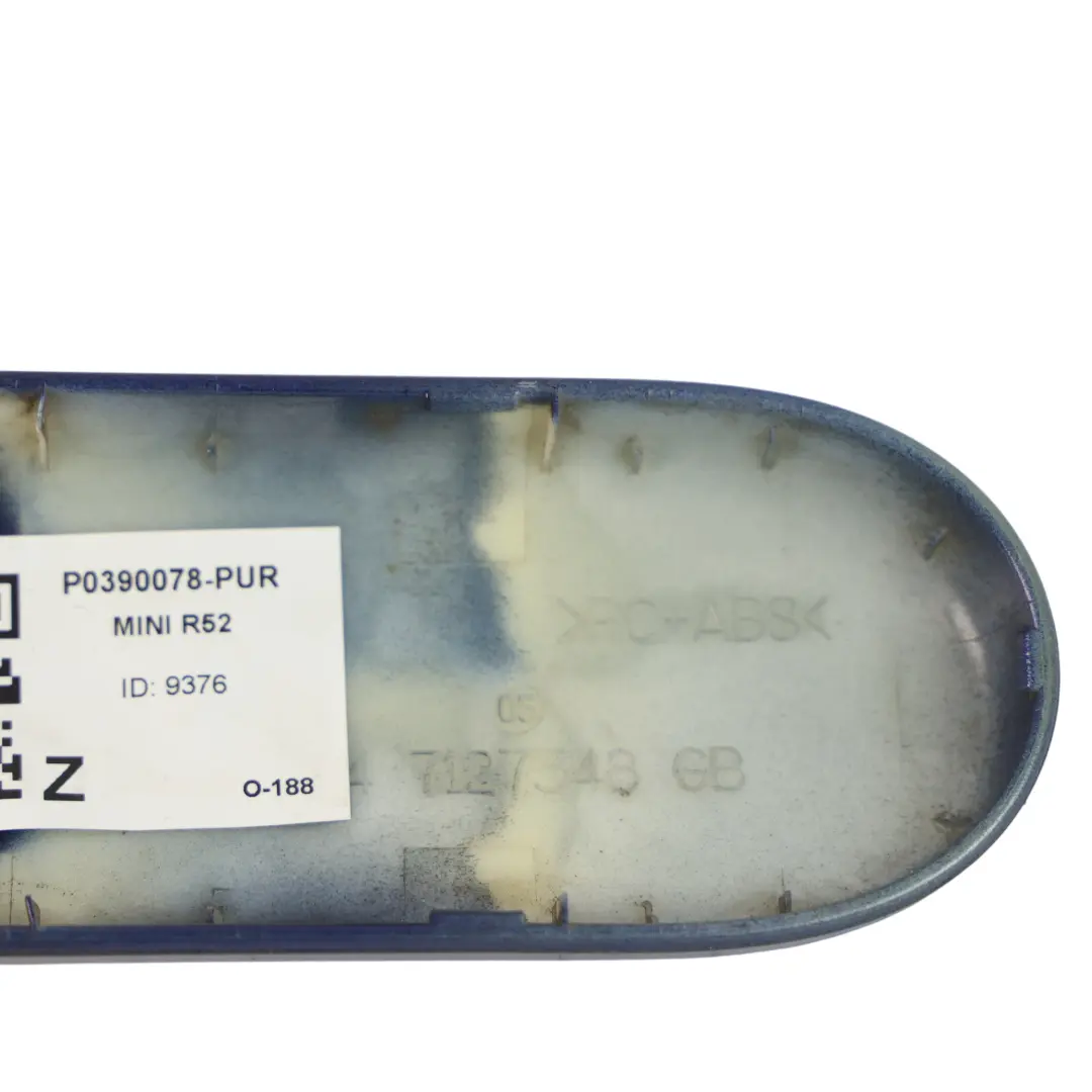 Kofferraum Deckel Scharnier Rechts Schwarz Lila A24 7127548 für Mini R52 Cabrio mit Teilenummer P0390078 Mini R52 Cabrio Kofferraum Deckel Scharnier Rechts Schwarz Lila A24 7127548 - SKU P0390078-PUR - Teilenummer P0390078