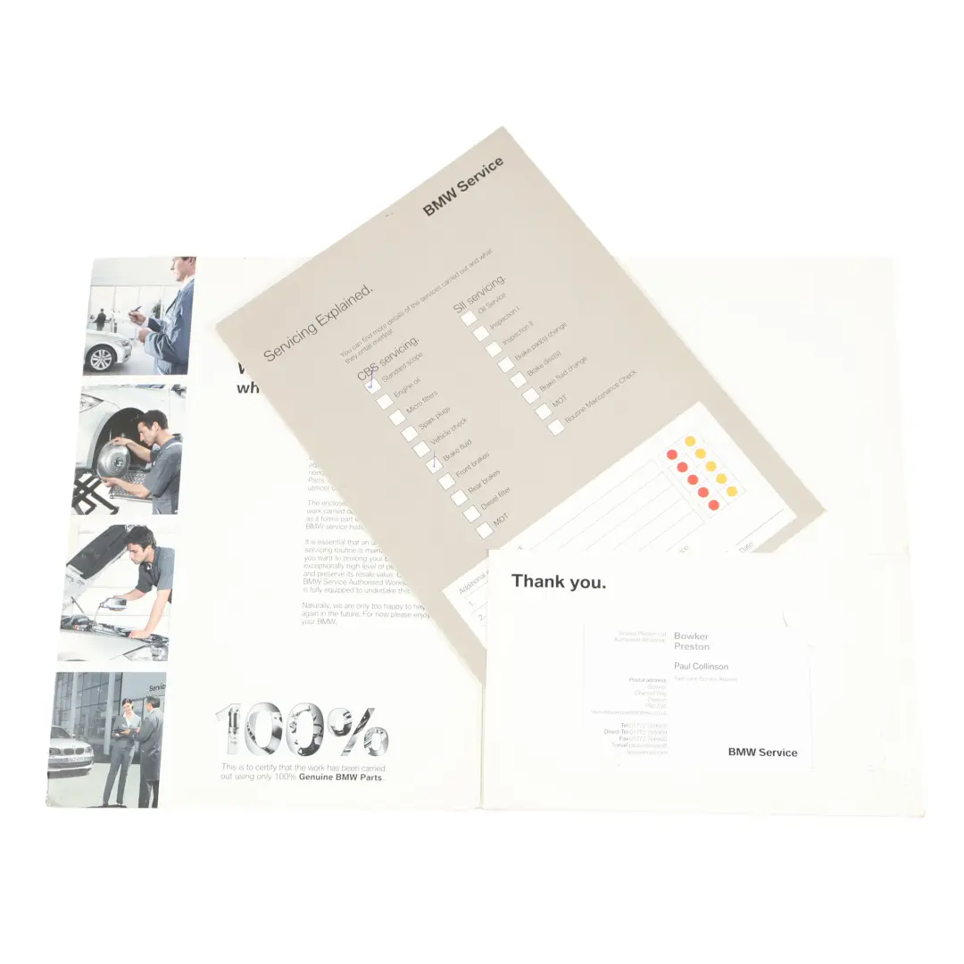 BMW E60 E61 LCI Service Booklet Owner's Handbook Books Set Case - SKU P2601613 - Part number 2601613