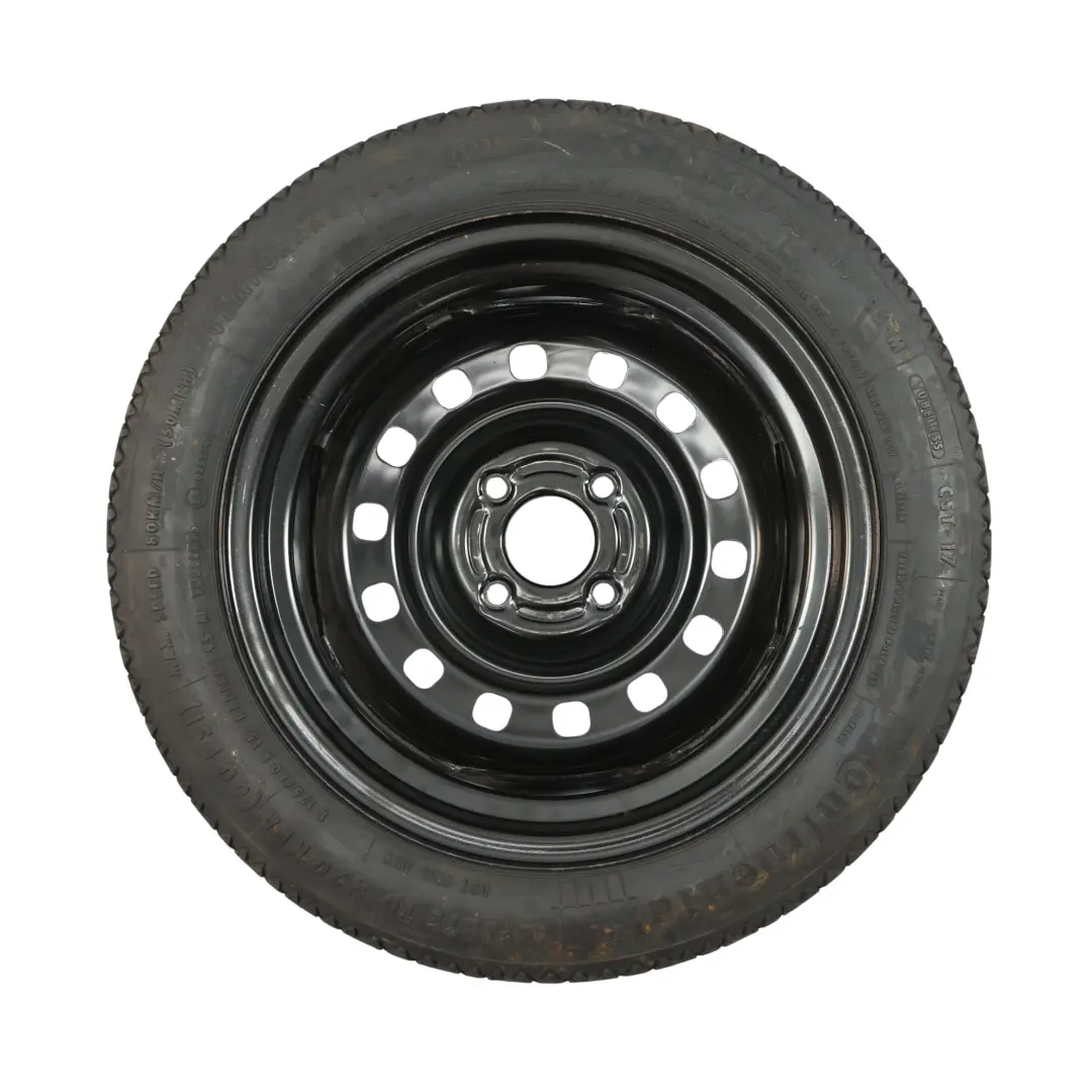Ford Fiesta Mk8 Spare Wheel 15" 4J 125/80 Continental Tyre 98BG-EB - SKU Q9T0D - Part number Q9T0D