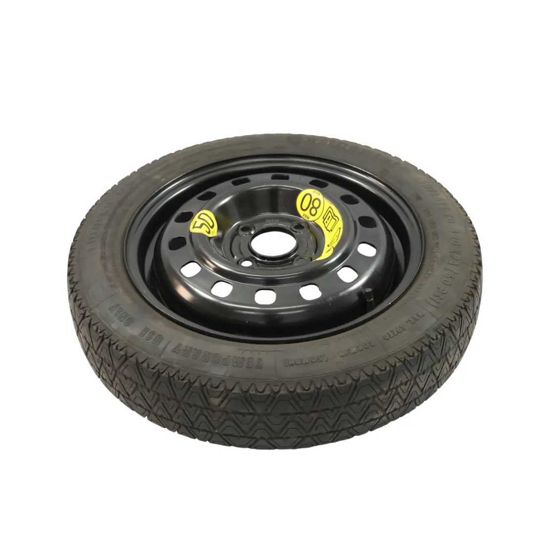 Mk8 Koło Zapasowe 15" 4J 125/80 Continental 98BG-EB do Ford Fiesta o numerze Q9T0D Ford Fiesta Mk8 Koło Zapasowe 15" 4J 125/80 Continental 98BG-EB - SKU Q9T0D - Numer Części Q9T0D