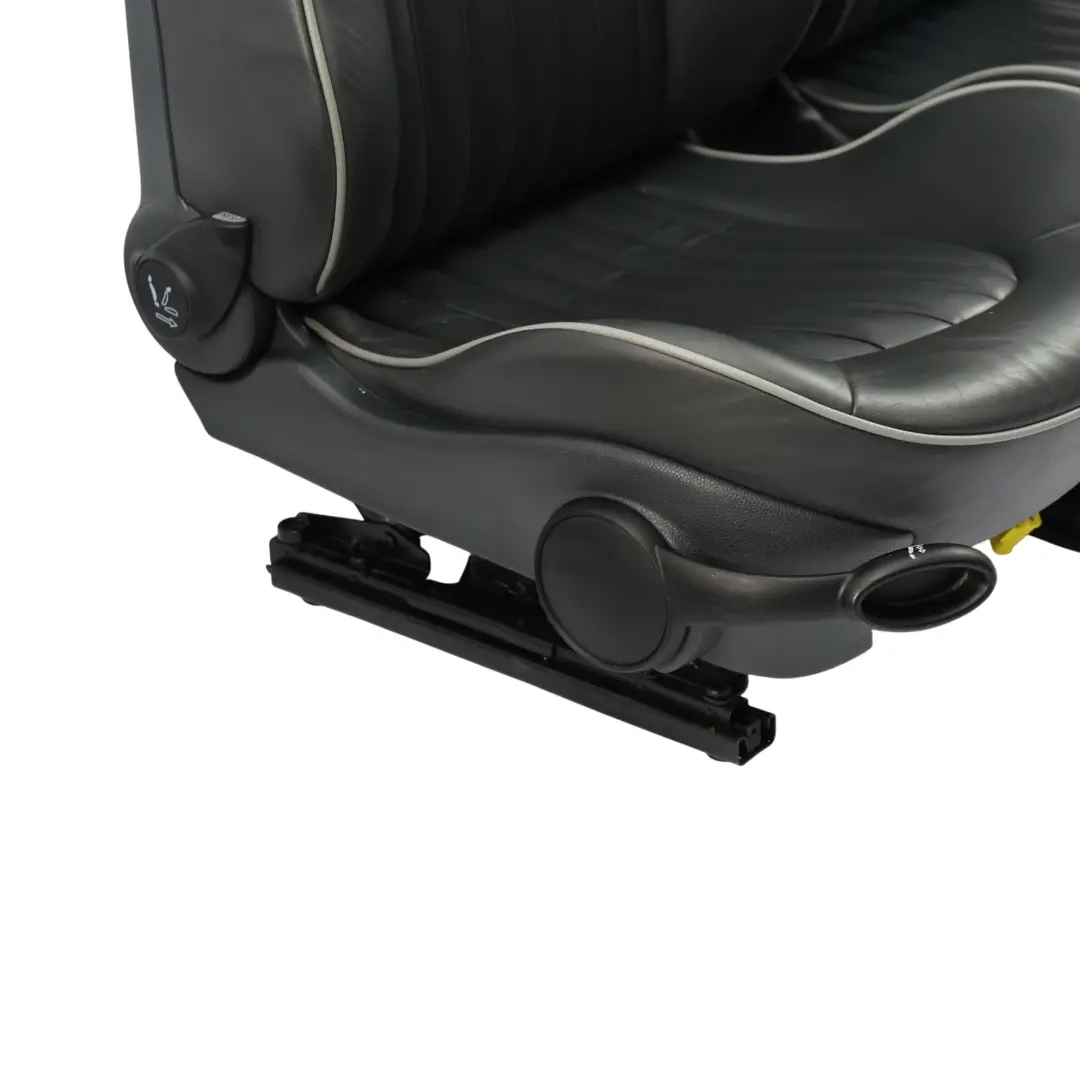  Ledersitze Mini R50 Beheizt Englisch Park Lane Panther Schwarz Vorne Hinten Sitz - SKU R50-Seats-Set-Park-Lane-English-Panther - Teilenummer R50 Seats Set Park Lane English Panther