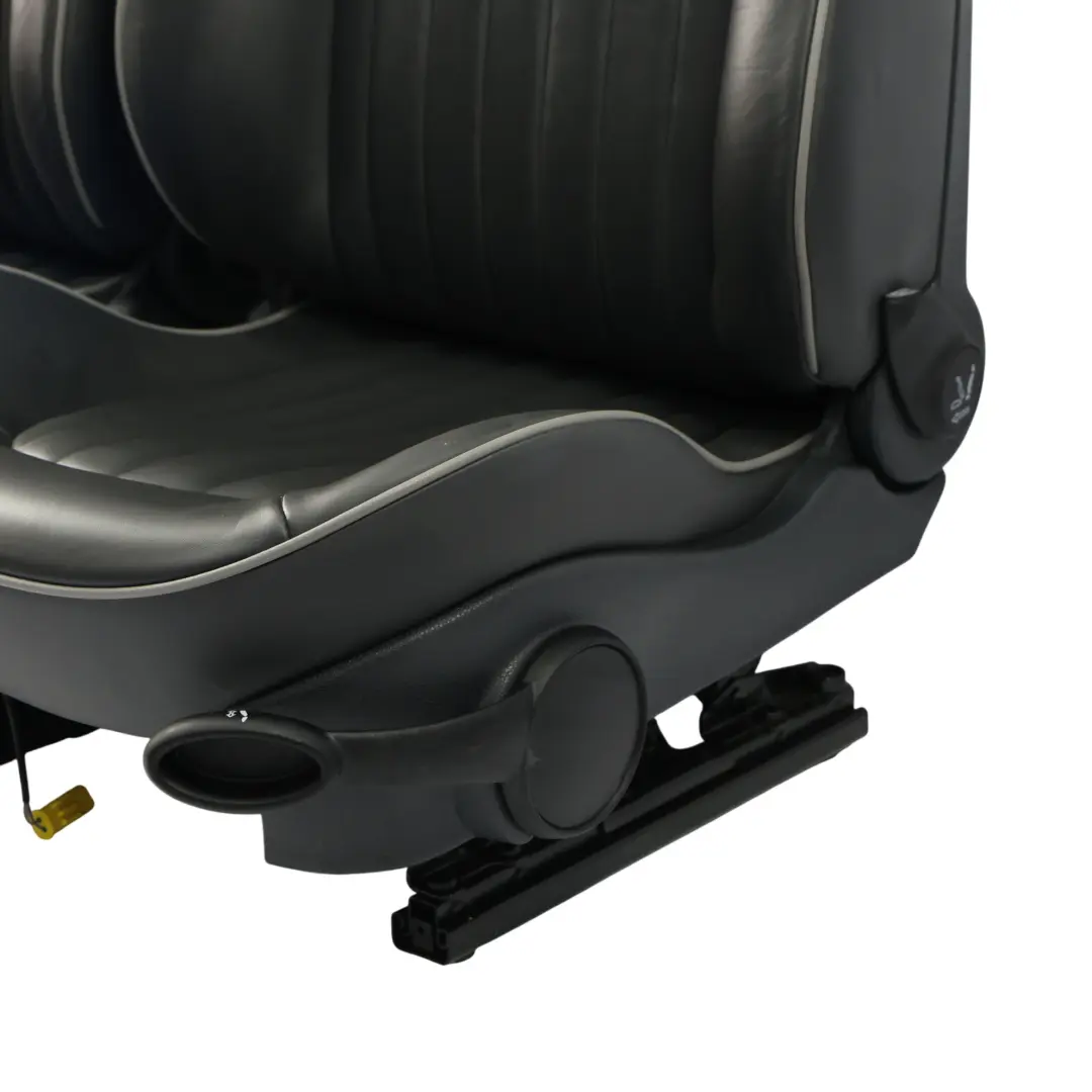  Sedili in pelle Mini R50 riscaldati Park Lane Black Sedile anteriore posteriore - SKU R50-Seats-Set-Park-Lane-English-Panther - Numero di parte R50 Seats Set Park Lane English Panther