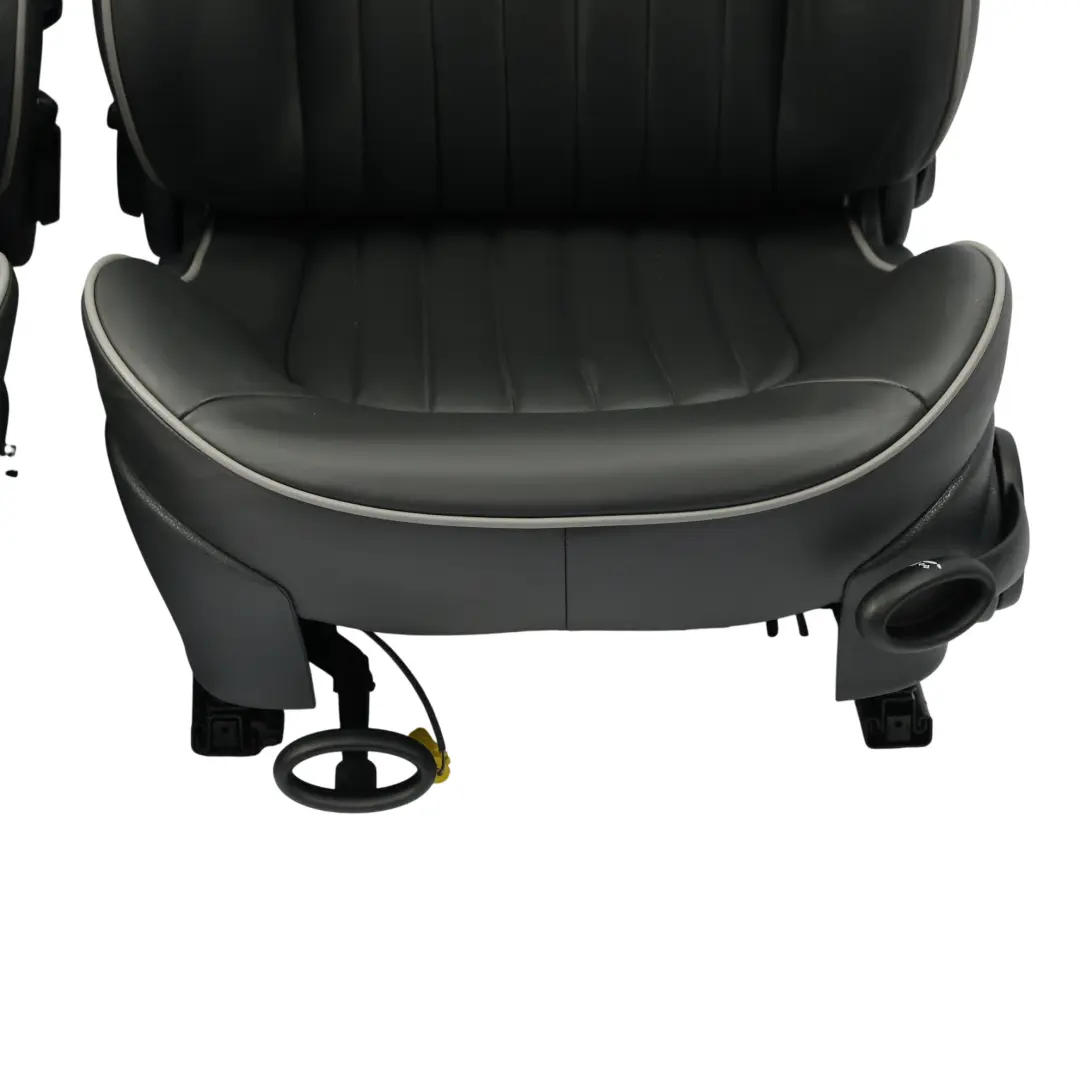  Ledersitze Mini R50 Beheizt Englisch Park Lane Panther Schwarz Vorne Hinten Sitz - SKU R50-Seats-Set-Park-Lane-English-Panther - Teilenummer R50 Seats Set Park Lane English Panther