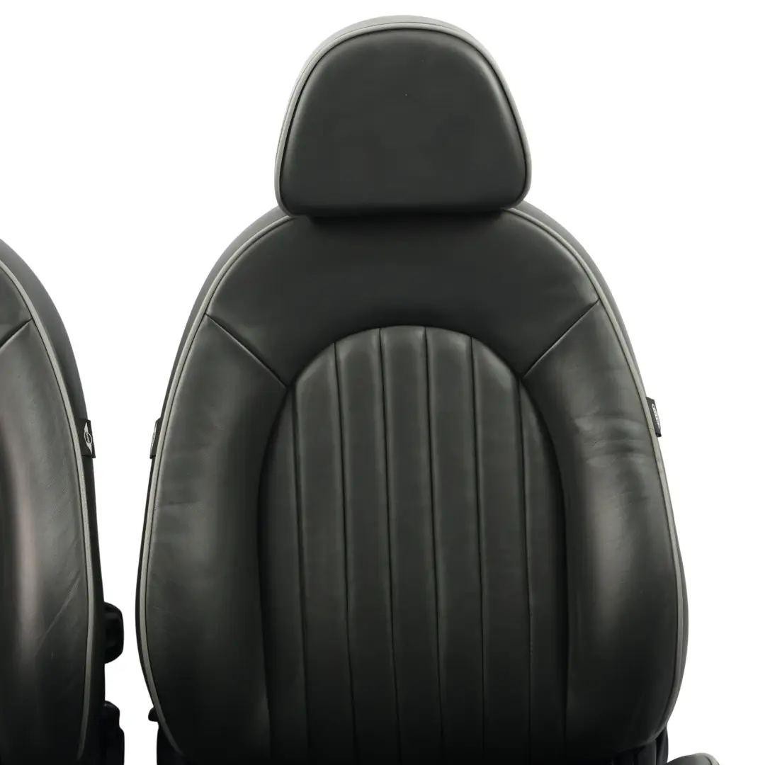  Sedili in pelle Mini R50 riscaldati Park Lane Black Sedile anteriore posteriore - SKU R50-Seats-Set-Park-Lane-English-Panther - Numero di parte R50 Seats Set Park Lane English Panther