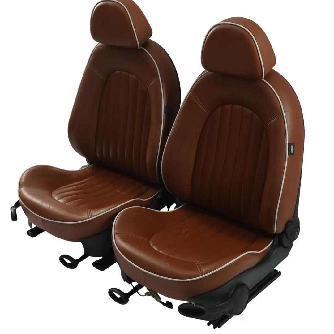 Heizung Sport Malt Brown Leder Sitze Vorne Hinten Sitz Sidewalk für Mini Cooper mit Teilenummer R52 Mini Cooper Heizung Sport Malt Brown Leder Sitze Vorne Hinten Sitz Sidewalk - SKU R52-SPORT-LEATHER-SEATS-SET-LNPR - Teilenummer R52