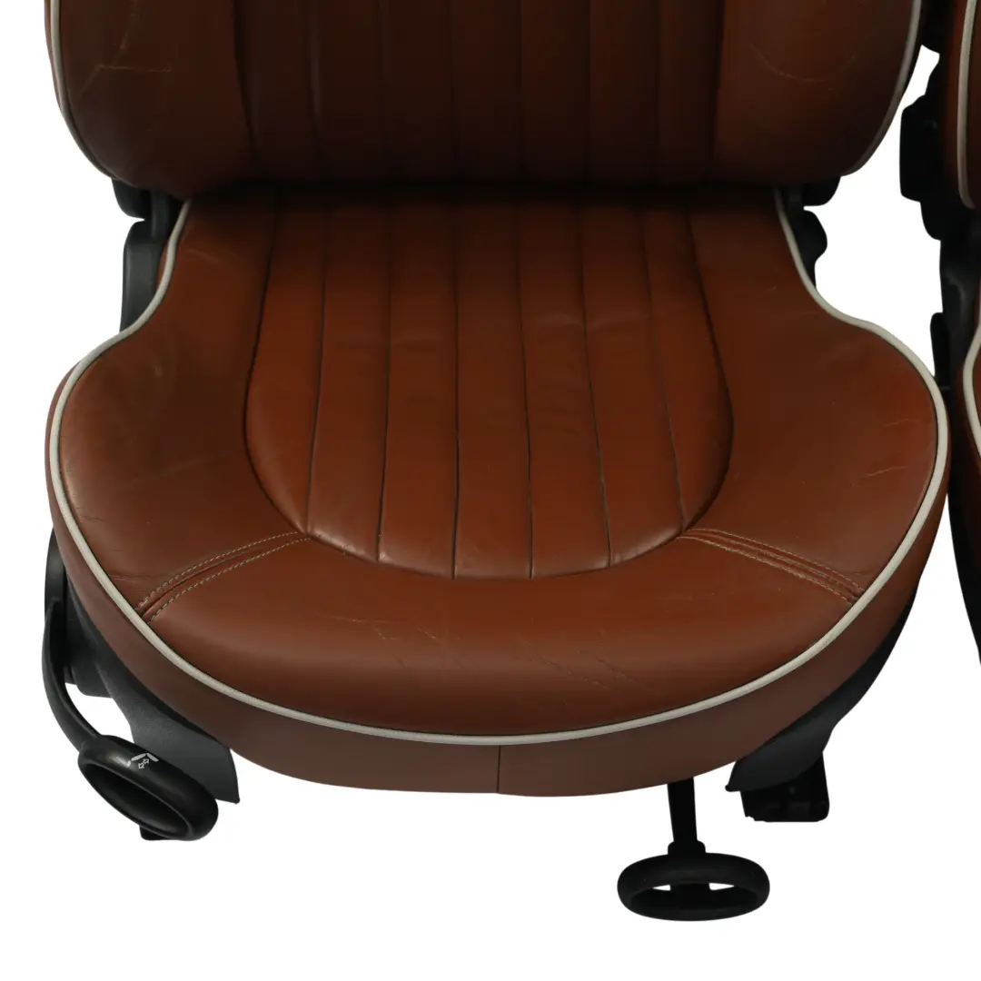 Mini Cooper Heizung Sport Malt Brown Leder Sitze Vorne Hinten Sitz Sidewalk - SKU R52-SPORT-LEATHER-SEATS-SET-LNPR - Teilenummer R52