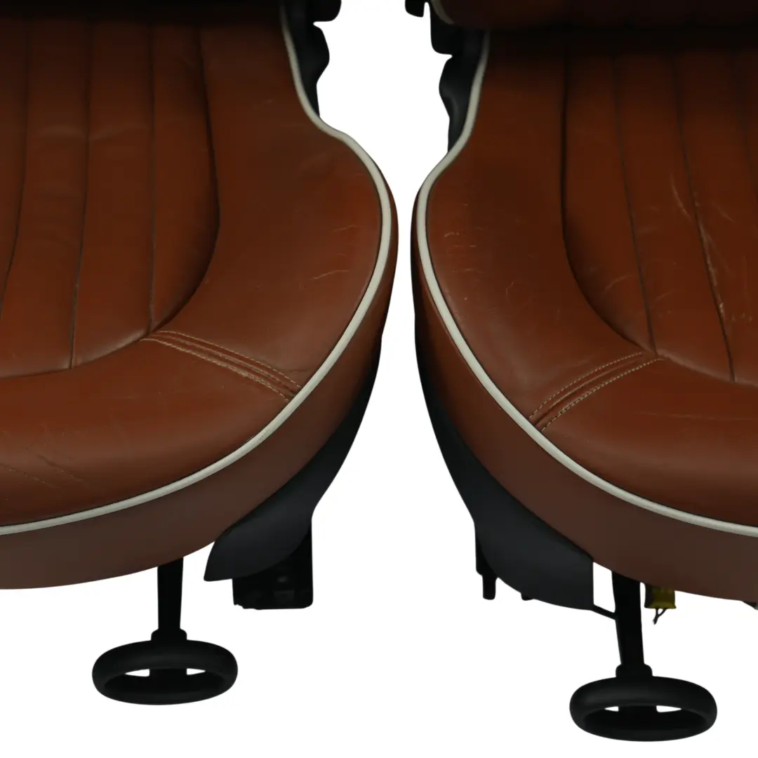Mini Cooper Heizung Sport Malt Brown Leder Sitze Vorne Hinten Sitz Sidewalk - SKU R52-SPORT-LEATHER-SEATS-SET-LNPR - Teilenummer R52