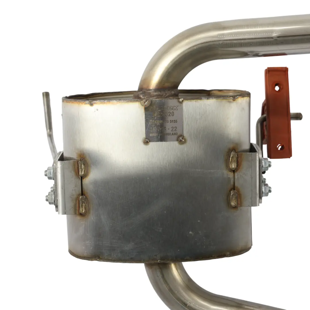 Exhaust System Muffler Double Pipe Chrome Milltek to Mini R53 Cooper S W11 Rear with Part number R53-EXHAUST-MILTEK Mini R53 Cooper S W11 Rear Exhaust System Muffler Double Pipe Chrome Milltek - SKU R53-EXHAUST-MILTEK - Part number R53-EXHAUST-MILTEK