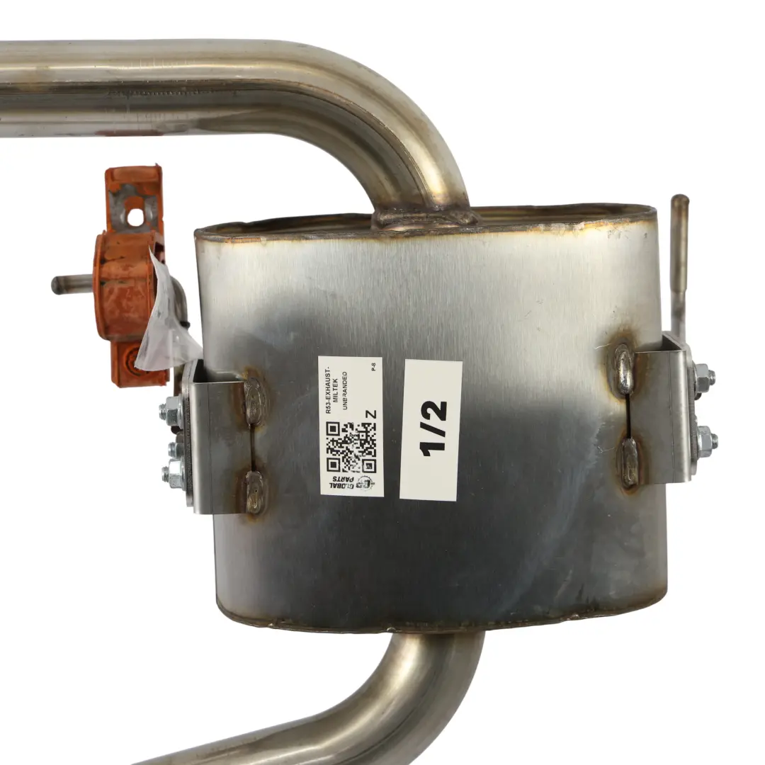 Mini R53 Cooper S W11 Tłumik Wydechowy Wydech Podwójny Rura Chrom Milltek - SKU R53-EXHAUST-MILTEK - Numer Części R53-EXHAUST-MILTEK