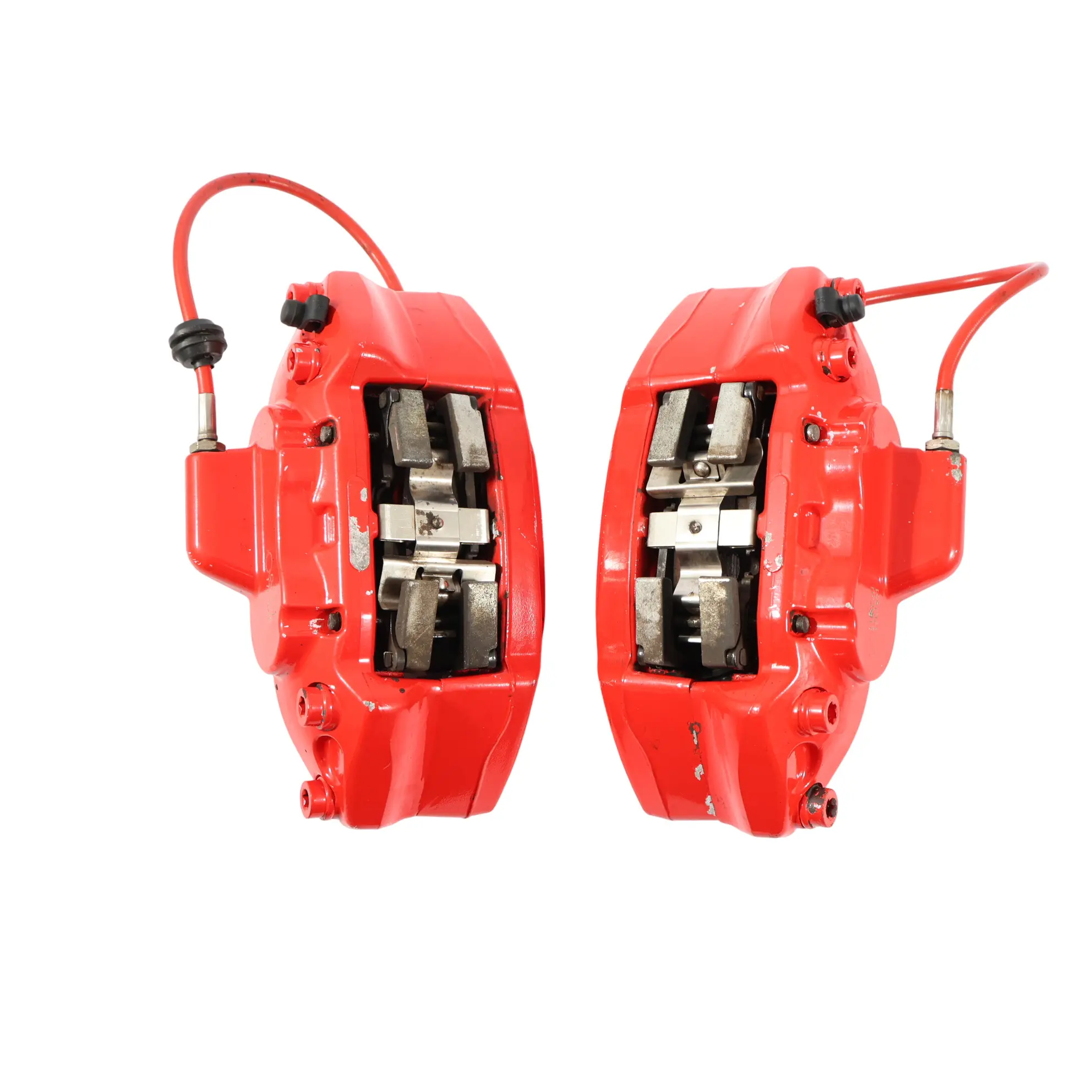 Inny Mini Cooper R53 Étriers Frein Avant Rouge Paire Set X2