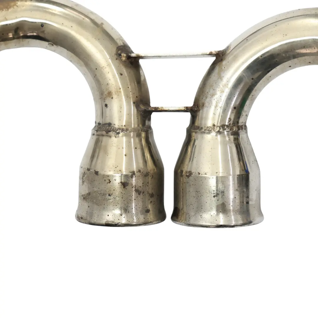 Exhaust System Muffler Double Pipe Chrome to Mini R53 Cooper S W11 Rear with Part number R53 Cooper S Exhaust Mini R53 Cooper S W11 Rear Exhaust System Muffler Double Pipe Chrome - SKU R53EXHAUST - Part number R53 Cooper S Exhaust