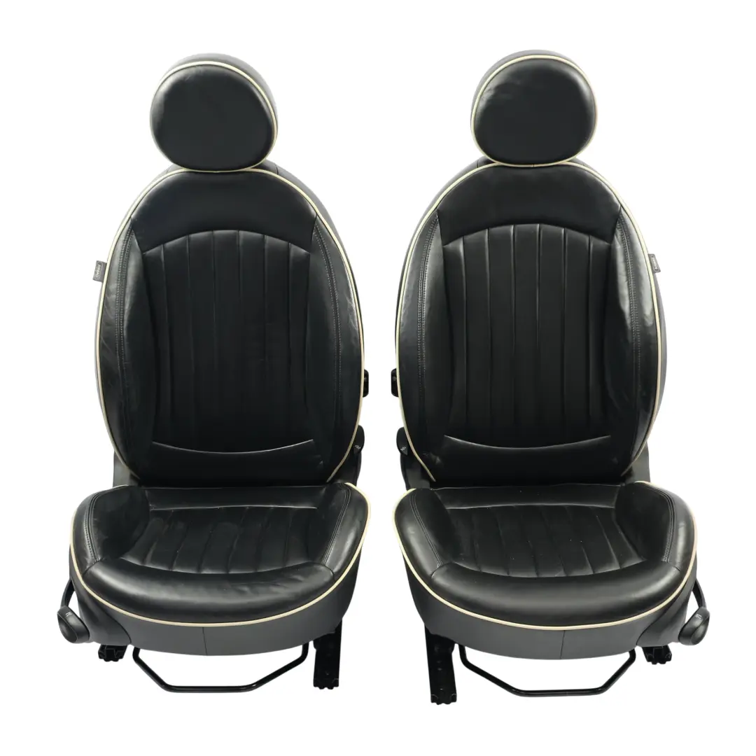 Mini R56 Sedili Sportivi Riscaldati Pelle Nera Completa Set Interni - SKU R56-SEATS-SPORT-LEATHER-LOUNGE-SET-T9E1-2 - Numero di parte R56-SEATS-SPORT-LEATHER-LOUNGE-SET-T9E1