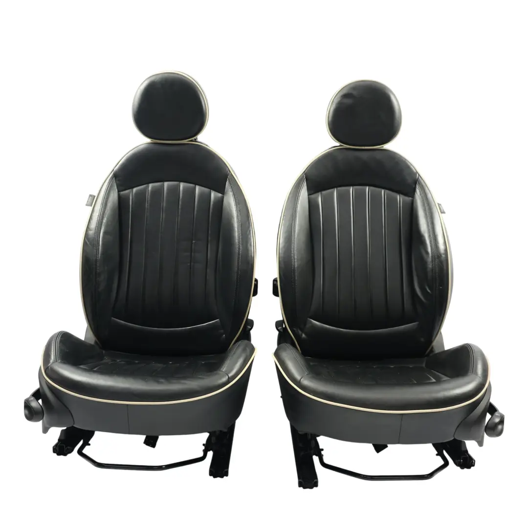 Mini R56 Asientos Deportivos Calefactados Cuero Negro Completo SET - SKU R56-SEATS-SPORT-LEATHER-LOUNGE-SET-T9E1-2 - Número de pieza R56-SEATS-SPORT-LEATHER-LOUNGE-SET-T9E1