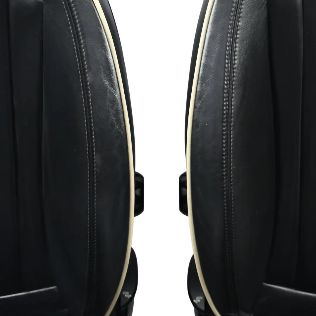 Sièges Sport Chauffants Cuir Noir Complet Intérieur SET pour Mini R56 à propos du numéro de pièce R56-SEATS-SPORT-LEATHER-LOUNGE-SET-T9E1 Mini R56 Sièges Sport Chauffants Cuir Noir Complet Intérieur SET - SKU R56-SEATS-SPORT-LEATHER-LOUNGE-SET-T9E1-2 - Numéro de pièce R56-SEATS-SPORT-LEATHER-LOUNGE-SET-T9E1