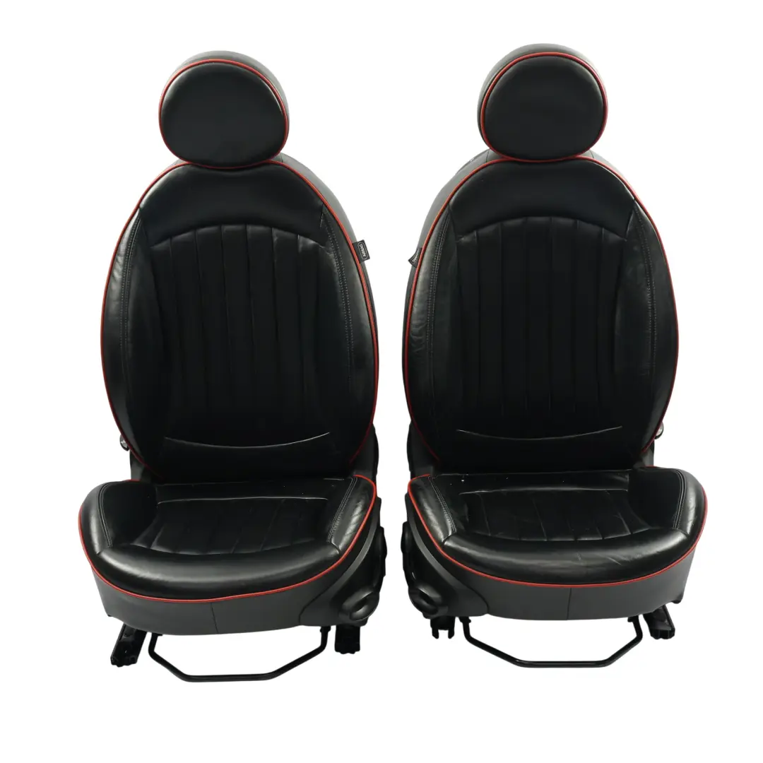 Leather Seats Mini Cooper One R57 Heated Convertible Sport Lounge Black Seat Set to with Part number R57-SEATS-SPORT-BLACK-LEATHER-LOUNGE-T9IN Leather Seats Mini Cooper One R57 Heated Convertible Sport Lounge Black Seat Set - SKU R57-SEATS-SPORT-BLACK-LEATHER-LOUNGE-T9IN-1 - Part number R57-SEATS-SPORT-BLACK-LEATHER-LOUNGE-T9IN
