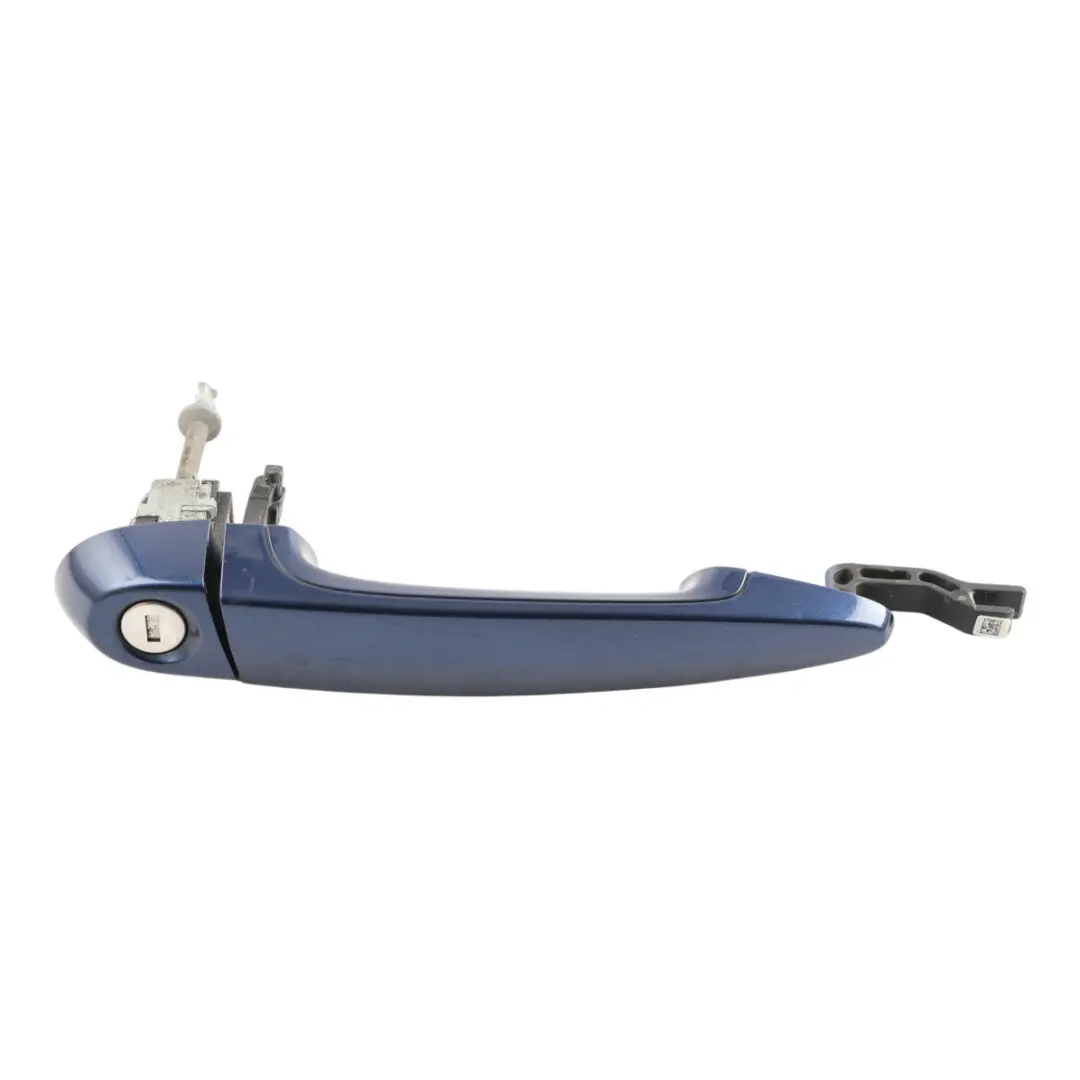 Front Rear Door Handle Right O/S Outside Mediterranean Blue - C10 to BMW F20 F30 with Part number 0445184 BMW F20 F30 Front Rear Door Handle Right O/S Outside Mediterranean Blue - C10 - SKU RHD-0445184-MED - Part number 0445184