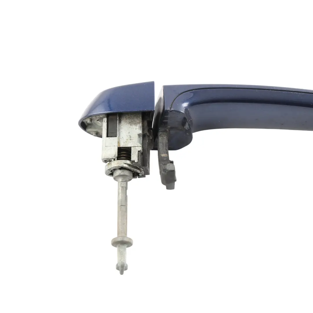 Front Rear Door Handle Right O/S Outside Mediterranean Blue - C10 to BMW F20 F30 with Part number 0445184 BMW F20 F30 Front Rear Door Handle Right O/S Outside Mediterranean Blue - C10 - SKU RHD-0445184-MED - Part number 0445184