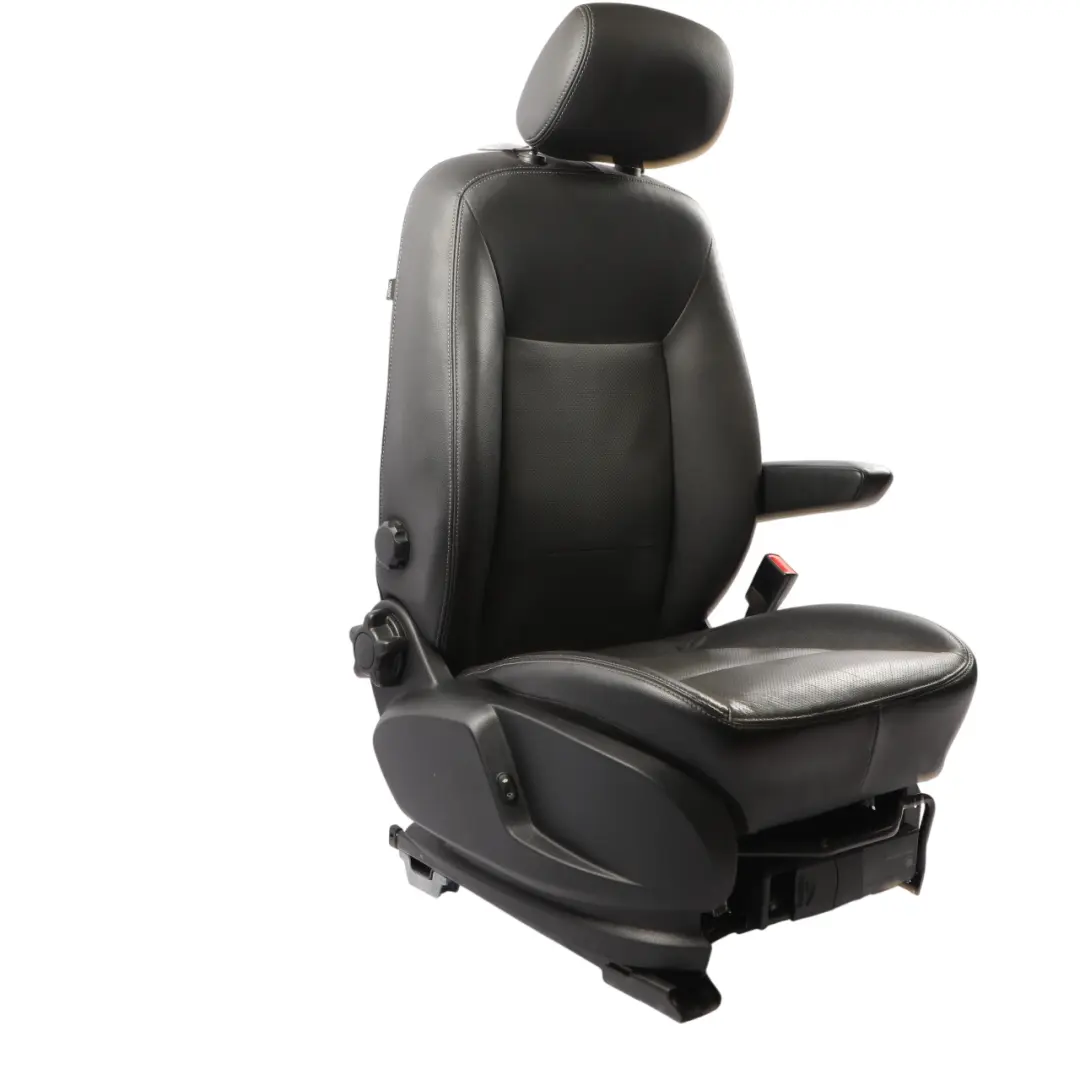 Ford Galaxy Mk2 Front Seat Heated Lumbar Black Leather Perforated Right O/S - SKU RHD-1683015 - Part number 1683015