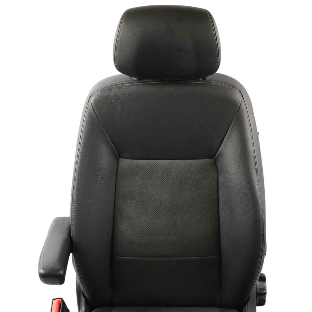 Ford Galaxy Mk2 Front Seat Heated Lumbar Black Leather Perforated Left N/S - SKU RHD-1683058 - Part number 1683058