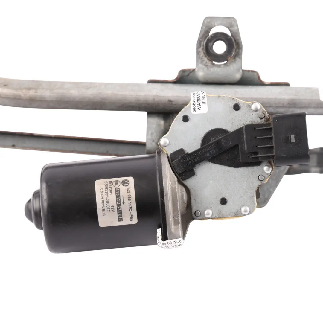 Volkswagen Golf Mk5 Front Windscreen Windshield Wiper Motor Linkage - SKU RHD-1J2955023F - Part number 1J2955023F