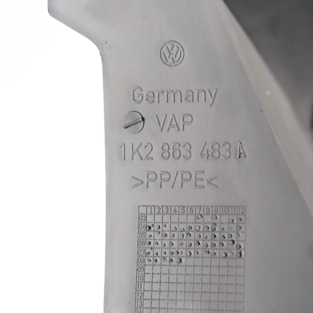 Volkswagen Golf Mk5 Mk6 Front Kick Panel Trim Left N/S Anthracite - SKU RHD-1K2863483A - Part number 1K2863483A