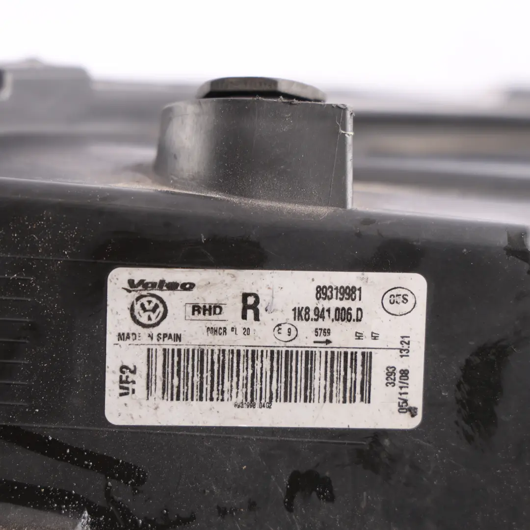 Volkswagen Scirocco Mk3 Headlight Headlamp Light Lamp Front Right O/S - SKU RHD-1K8941006D - Part number 1K8941006D