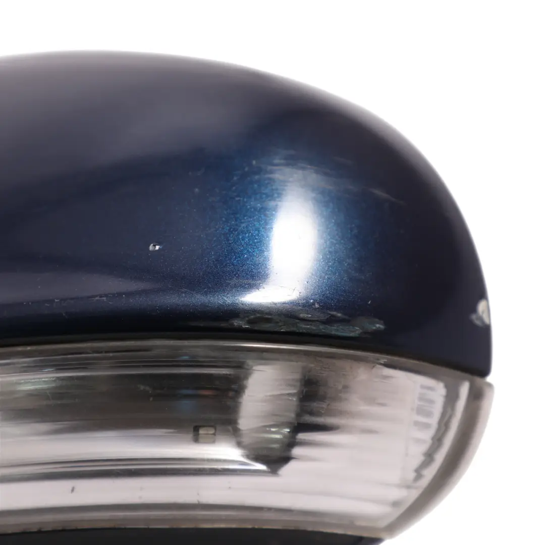 VW Eos 1F Outer Mirror Electric Heated Left N/S Shadow Blue Metallic - D5Q - SKU RHD-1Q2857507AD-SHBL - Part number 1Q2857507AD