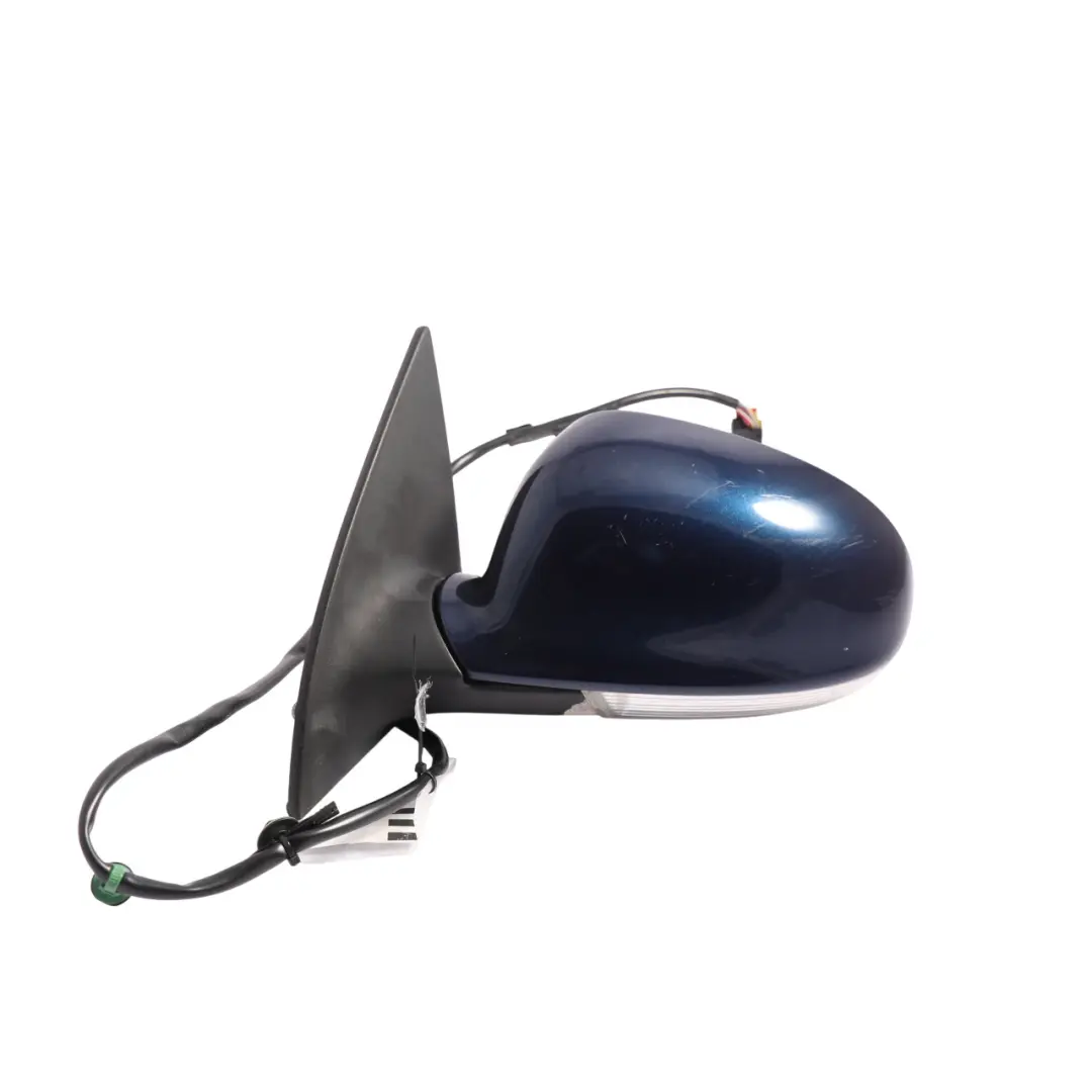 1F Outer Mirror Electric Heated Left N/S Shadow Blue Metallic - D5Q to VW Eos with Part number 1Q2857507AD VW Eos 1F Outer Mirror Electric Heated Left N/S Shadow Blue Metallic - D5Q - SKU RHD-1Q2857507AD-SHBL - Part number 1Q2857507AD