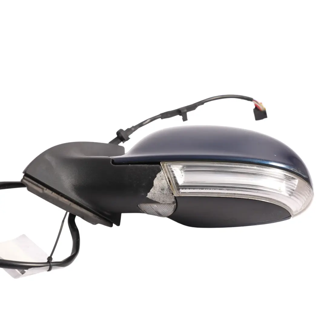 1F Outer Mirror Electric Heated Left N/S Shadow Blue Metallic - D5Q to VW Eos with Part number 1Q2857507AD VW Eos 1F Outer Mirror Electric Heated Left N/S Shadow Blue Metallic - D5Q - SKU RHD-1Q2857507AD-SHBL - Part number 1Q2857507AD