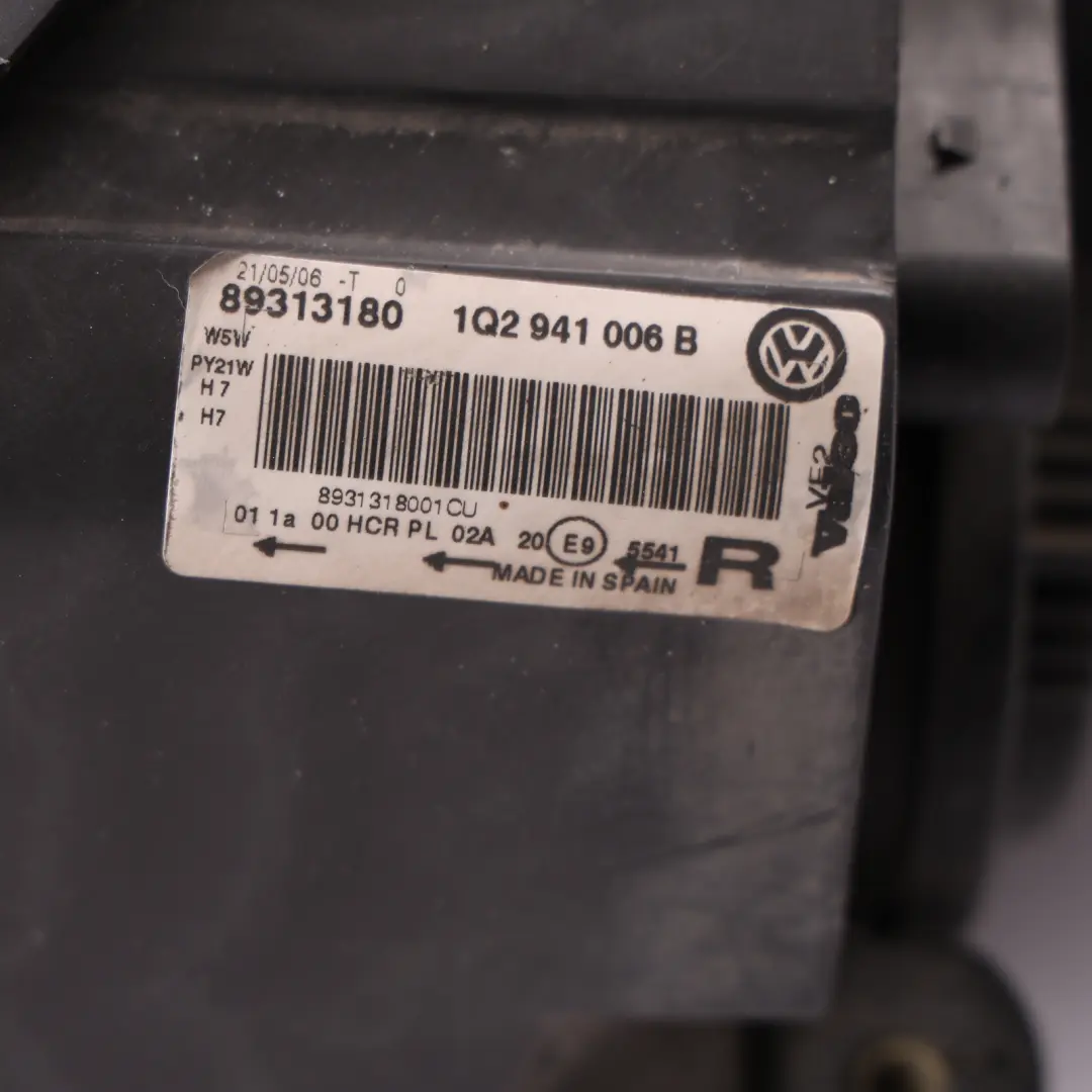 Volkswagen VW Eos 1F Front Headlight Headlamp Light Lamp Right O/S - SKU RHD-1Q2941006B - Part number 1Q2941006B