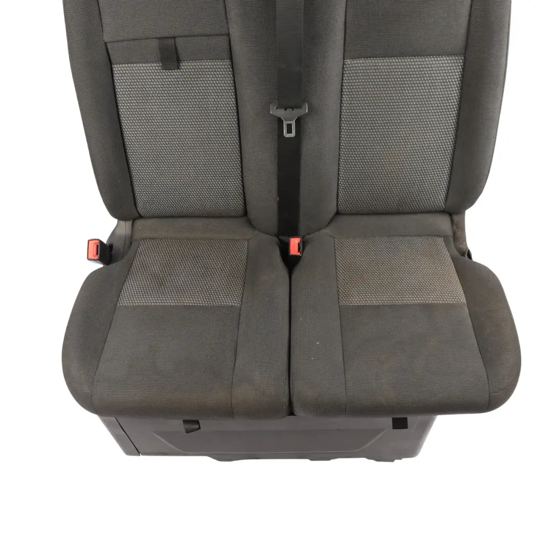 Ford Transit Mk8 Front Double Seat Passenger Side Cloth Charcoal Black Left N/S - SKU RHD-2373872-1 - Part number 2373872