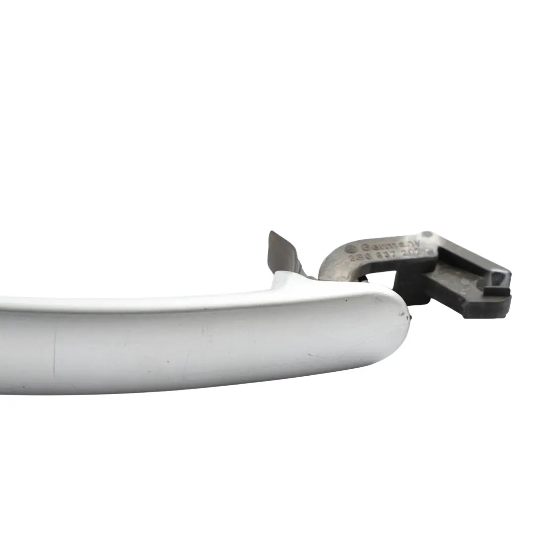 Volkswagen Golf Mk6 Front Door Handle Left N/S Reflex Silver - A7W - SKU RHD-3B0837205G-RES1 - Part number 3B0837205G