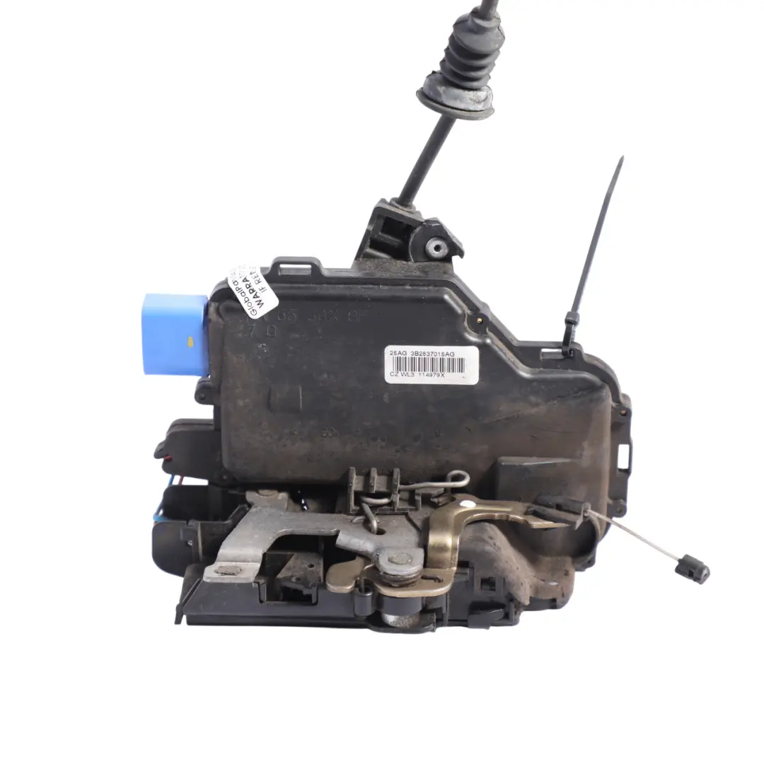 Skoda Fabia MK1 RS Front Door Lock Mechanism Catch Linkage Left N/S - SKU RHD-3B2837015AG - Part number 3B2837015AG