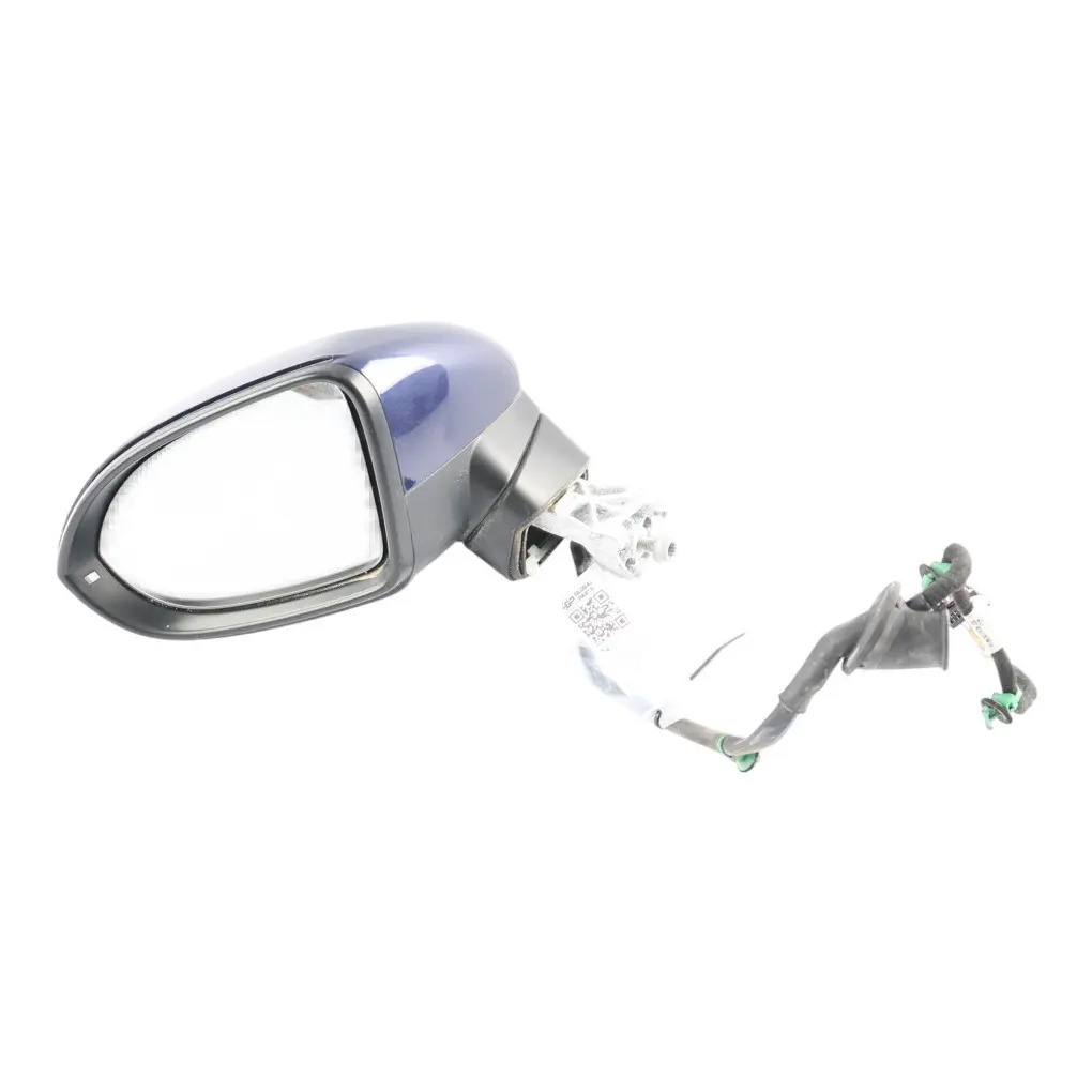 Volkswagen Passat B8 Side View Wing Mirror Electric Left N/S Atlantic Blue-C5B - SKU RHD-3G2857507FC-ATLB - Part number 3G2857507FC